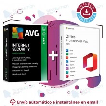 Office 2021 Pro Plus + Avg Internet Security