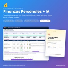 Pack Finanzas Personales: plantilla Excel + asistente IA de ahorro