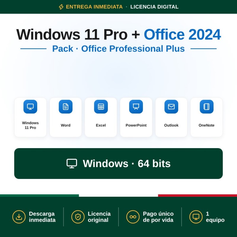 Windows 11 PRO + Office 2024 PRO PLUS