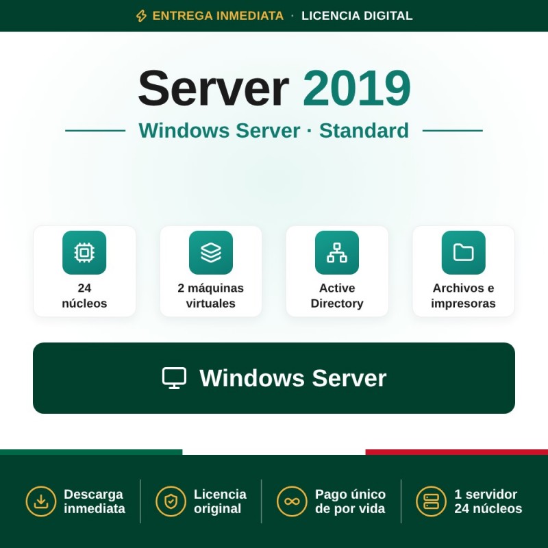 Windows Server 2019 Standard - 24 cores