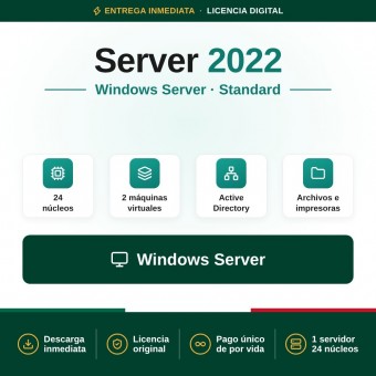 Windows Server 2022 Standard - 24 cores