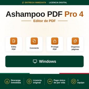 Ashampoo PDF Pro 4 - 1 PC - Licencia vitalicia
