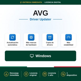 AVG Driver Updater - 1 Dispositivo - 1 año
