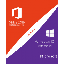 Windows 10 PRO + Office 2019 PRO PLUS para 1 PC
