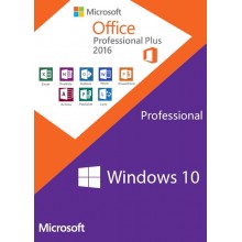 Windows 10 PRO + Office 2016 PRO PLUS para 1 PC