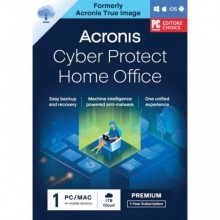 Acronis Cyber Protect Home Office Premium para PC/MAC + 1 TB almacenamiento en la nube - 1 año